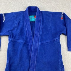 Koral Fight Co BJJ Gi Jacket Size M2 Blue Heavyweight Performance Utility Cotton