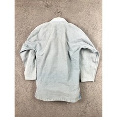 Viking Jiu Jitsu BJJ Gi Top Blue Grey Kids Size A0 Viking Graphic Lining Cotton