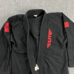 Elite Gi Adults C2 Black Martial Arts Uniform Top BBJ Polyester Blend