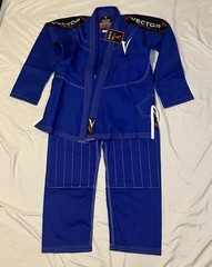 Vector Sports Brazilian Jiu-Jitsu (BJJ) Gi-Blue Size A0 Brand New with Tags