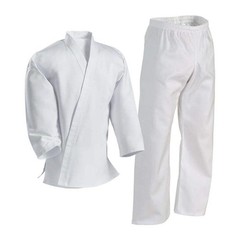 Thapur Sports Elite Lightweight Karate Uniform Gi – White/Black/Red, 8oz Uniform