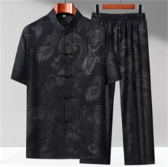 NEW Silk Blend Tang Suit Tai Chi Uniform Kung Fu Martial Arts Wing Chun Clothes