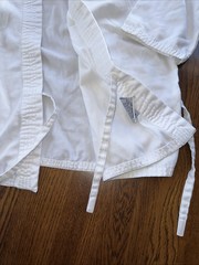 Hawk Sports Karate Gi Uniform Top Kids White Size 2 Martial Arts Jujitsu