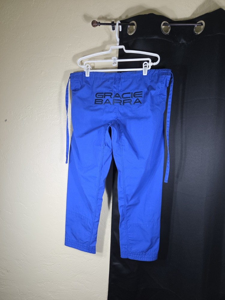 Gracie Barra Blue GB Equipe Edition Jiu Jitsu Atleta Pants Only Adult Size A1L
