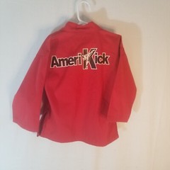 Macho Martial Arts Suit Red, Kids, Costume, AmeriKick Branded