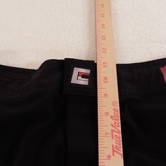 Combat CRNR MMA Shorts Men 30 Black Big Logo Print Professional Jiu Jitsu Trunks