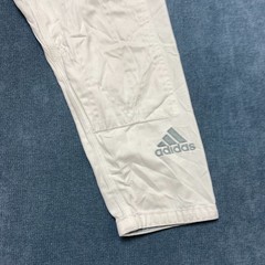 Adidas Dojo Leo Vieira Jiu Jitsu Gi Pants Mens M2 White Martial Arts Drawstring
