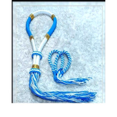Mongkol Prajiat MMA Muay Thai Light Blue And White Thai Boxing Handmand Head & A
