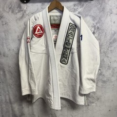 Gracie Barra GB1 Edition Jiu Jitsu Gi Jacket A1 White Cotton Brazilian BJJ Top