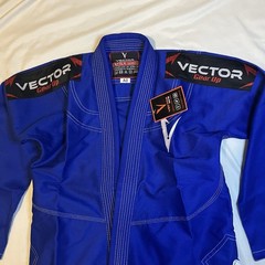 Vector Sports Brazilian Jiu-Jitsu (BJJ) Gi-Blue Size A0 Brand New with Tags