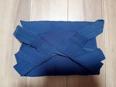 Japanese Kendo Hakama Pants Kimono Size 25 Length 37.7in Dark Blue