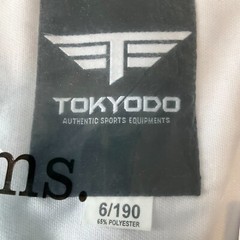 Tokyodo Judo Ju Jitsu Karate Taek Won Do Uniform Unisex Adult Size 6 White 6 190