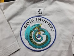 Judo Gi White American Martial Arts Goju Shin-Ryu Jacket Only Kid Size 00