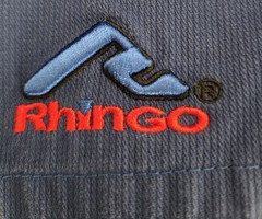 Rhingo Blue Taekwondo Uniform Top Only Youth Size 0 Black Collar MAG