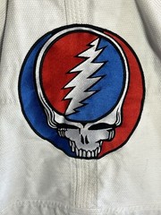 RARE Grateful Dead Limited Edition Brazilian Jiu-jitsu White Colored Hyperfly