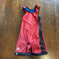 Adidas Singlet Wresting Uniform Jersey reversible Blue Red. Youth Small