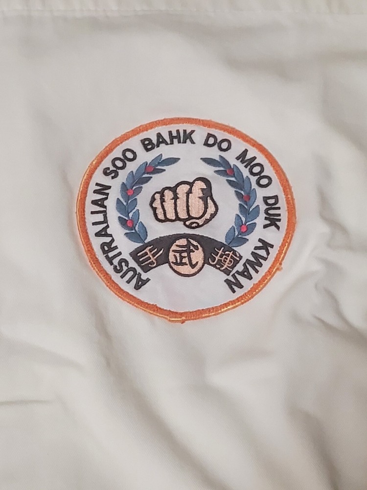 Soo Bahk Do Uniform OUTFIT Martial Arts Adults SMALL 3/160 AUSTRALIA Korea