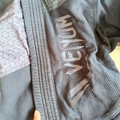 GUC Black Venum Elite BJJ Gi Jiu Jitsu Uniform & Bag (Size A2)