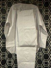 Adidas Uniform Taekwondo Unisex,Marital Arts .Set..Sz,XXl 180 Cm Color, W/B.