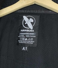 Hayabusa Jiu Jitsu Gi Jacket Kimono Top Adult A1 Black 420GSM Pearl Weave Cotton