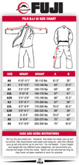 Fuji Sports Kassen 3.0 Mens IBJJF Brazilian Jiu Jitsu Gi JiuJitsu BJJ – Black