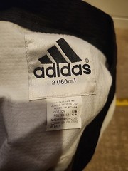 adidas taekwondo Shirt Lot Of 2 160cm White Korea