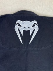 Venum Contender BJJ Gi Jacket Mens Large A2.5 Black Brazilian Jiu Jitsu Top