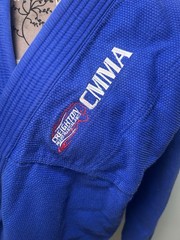 CMMA Adult Double Weave JIU-Jitsu Gi Kimono Blue Size 5 (A3) Creighton BJJ MMA