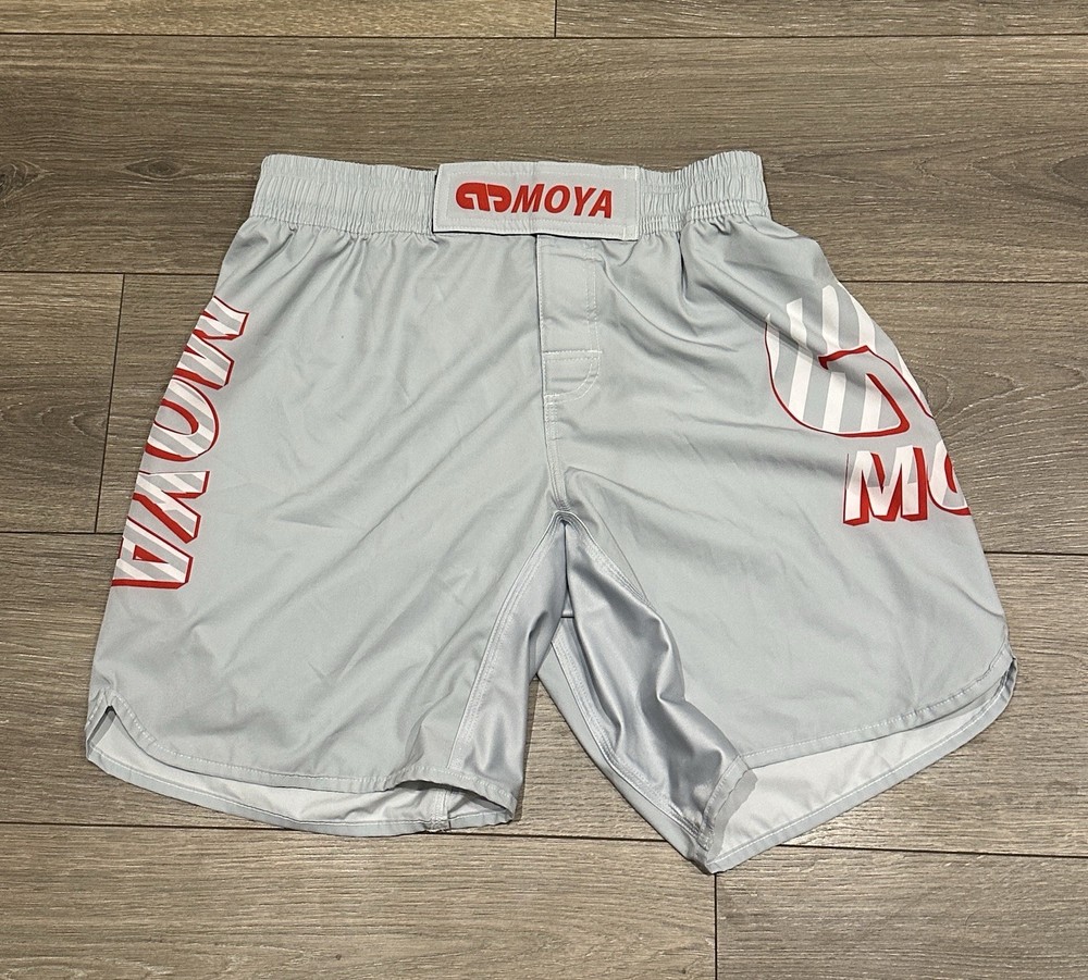 Moya Brand Nogi Shorts Ice Blue size 32 Rare BJJ MMA Jiu Jitsu Mens