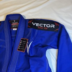Vector Sports Brazilian Jiu-Jitsu (BJJ) Gi-Blue Size A0 Brand New with Tags