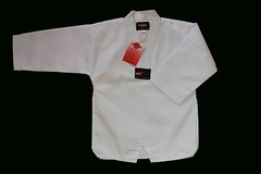KANKU new Taekwondo Uniform 7.5Oz Adult and Kids WTF, White, black, poom