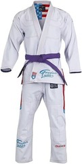 FLUORY BJJ Gi for Women Brazilian Jiu Jitsu Suit Female Kimonos 100% Cotton A1