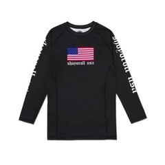 Shoyoroll Batch 151 Americana BJJ Rash Guard Long Sleeve & Shorts Set MMA