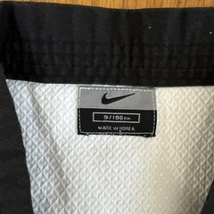 VTG Nike Korea Taekwondo White Karate Kimono Embroidered Swoosh Logo 9/190