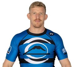 Fuji Vision MMA BJJ Jiu Jitsu ShortSleeve ShortSleeve SS Rashguard – Blue