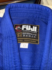 Fuji Kids Youth Childrens All Around Brazilian Jiu-Jitsu Gi BJJ Navy Blue C1