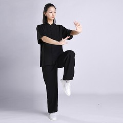 Summer Tai Chi Clothes Martial Arts Clothing Wushu Uniform Kung Fu Dress 5 Color