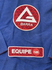 Gracie Barra Equipe Kimono Brazilian Jiu-Jitsu Gi Blue Youth Size Y6