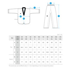 MOOTO Challenger Uniform with Black V-Neck WT (World Taekwondo) TKD Dobok