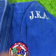 Vintage BJJ GI Toger Claw Blue 90s Taekwondo Sparring J.K.A Academy Hayashi