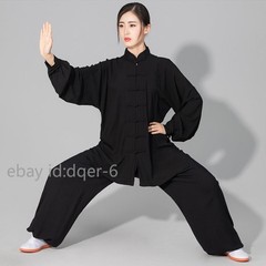 Soft Cotton Martial Arts Wing Chun Clothes Tai Chi Uniform Kung Fu Suit Summer