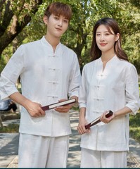Chinese KungFu Tang fu Unisex Tai Chi Uniforms Clothing YOGA Fitness Zen Clothes