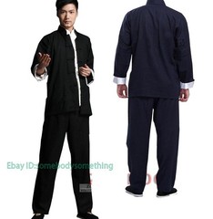 Adult Unisex Chinese Kung Fu Wing Chun Costume Suit Martial Arts Tai Chi Uniform
