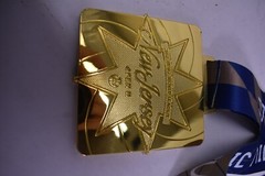 Jiu Jitsu World League New Jersey Open II Gold Medal with Ribbon Large 4″