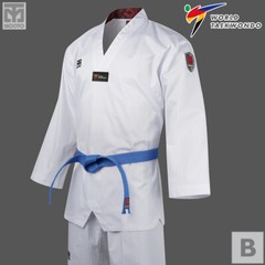 MOOTO BS4.5/BS5 Uniform/TaeKwonDo TKD WT Dobok/BS4.5 White-Neck Beginner Dobok