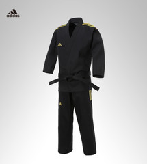 Adidas Champion 3-stripe Dobok for kids Martial Uniform/TaeKwonDo/Karatedo/Black
