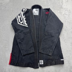 Aesthetic Jiu Jitsu Kimono Jacket Unisex Size Zero Black Zero Pearl Weave Top