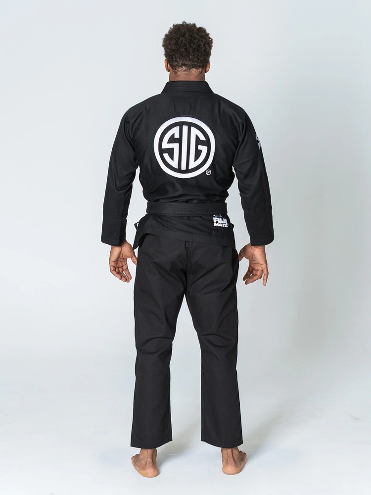 Fuji Sig Sauer Suparaito Lightweight Mens Brazilian Jiu-Jitsu BJJ Gi – Black