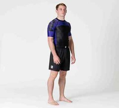 Fuji Sports IBJJF Ranked BJJ Jiu Jitsu Short Sleeve SS Rashguard – Purple