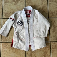 Gracie Barra GB Equipe Storm San Diego Jiu Jitsu Gi Top Only Y2 No More Bullying